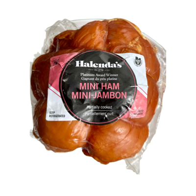 Halenda's Boneless Mini Dinner Ham, Naturally Hickory Smoked $17.39/1kg