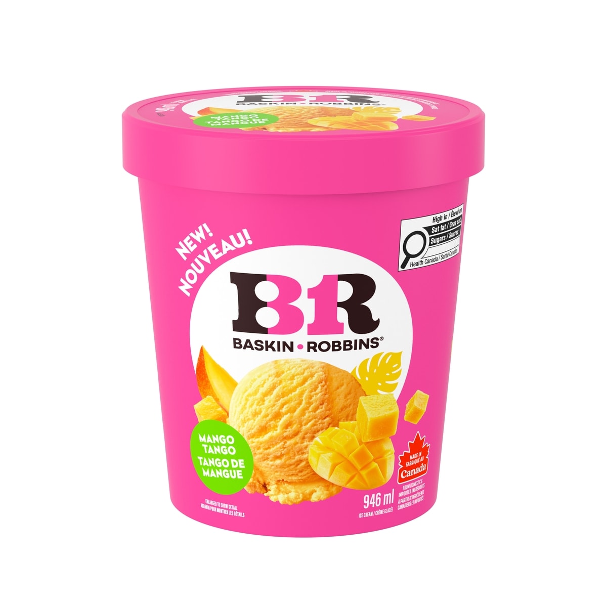 Baskin Robbins Mango Tango Ice Cream