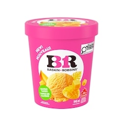 Baskin Robbins Crème glacée Tango de mangue, préparé au Canada 946 ml, 1,16 $/100ml