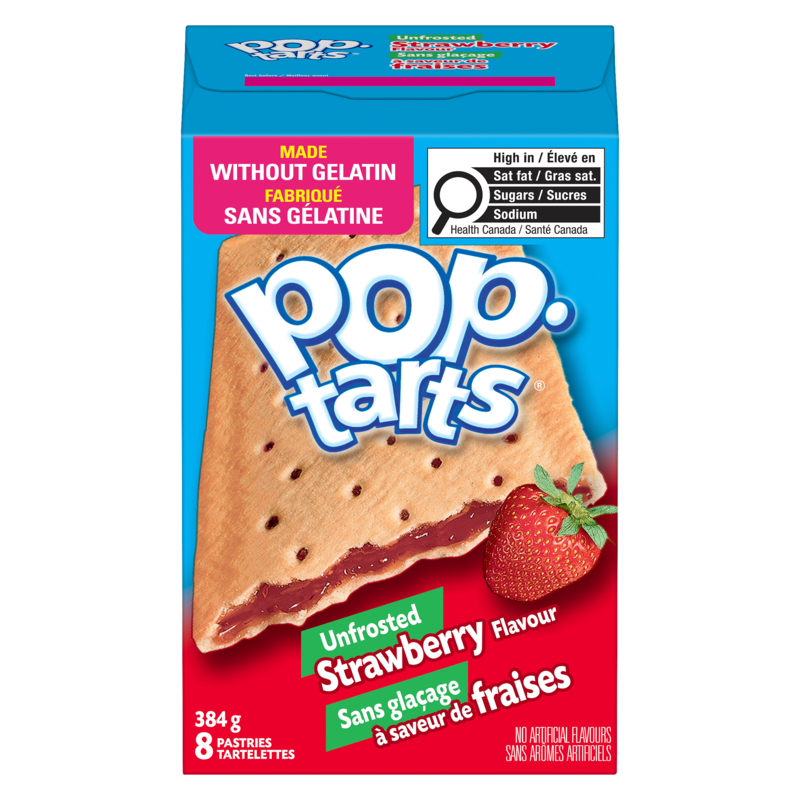 Pop-Tarts Pastries Unfrosted Strawberry Flavour