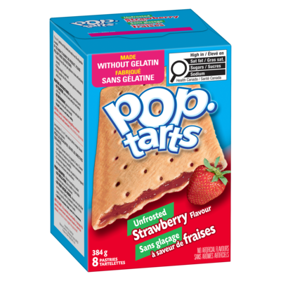 Tartelettes sans glaçage à saveur de fraises Pop-Tarts