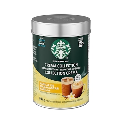 Starbucks Crema Collection Madagascar Vanilla Premium Instant Coffee Mix 202 g, $7.42/100g