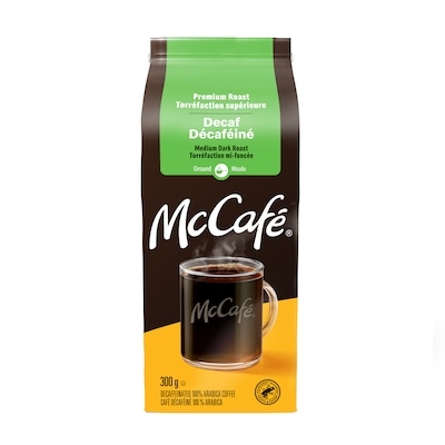 McCafé Café moulu de qualité supérieure, torréfaction mi-foncée, déca 300 g, 6,00 $/100g