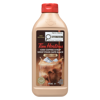 Tim Hortons Iced Coffee Syrup Cappuccino 470 ml, $1.81/100ml