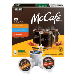 McCafe Premium Variety Pack, Medium Roast, K-Cup Coffee Pods 24 ea, $1.21/1ea
