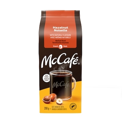 McCafe Premium Hazelnut Flavoured, Medium Roast, Ground Coffee 290 g, $6.20/100g