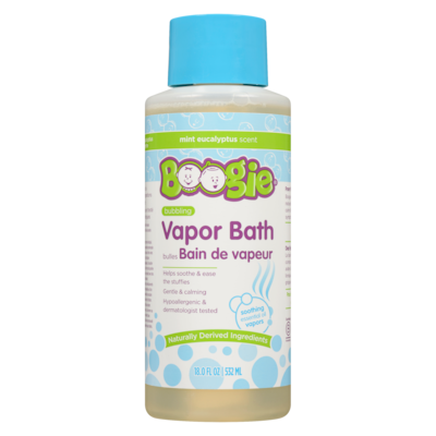 Boogiewipes Bulles bain de vapeur parfumé à l'eucalyptus et à la menthe 532 ml, 3,19 $/100ml