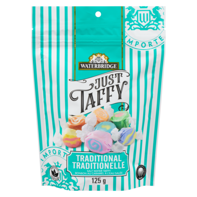 Waterbridge Salt Water Taffy Traditional 125 g, $3.20/100g