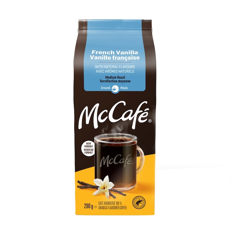McCafe Premium French Vanilla Flavoured, Medium Roast, Ground