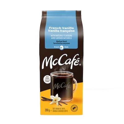 McCafé Café moulu de qualité supérieure aromatisé au Vanille Française, torréfaction moyenne 290 g, 6,20 $/100g