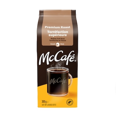 McCafe Premium Medium Dark Roast, Ground Coffee 300 g, $6.00/100g