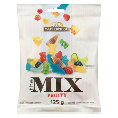 Waterbridge Gummy Candy, Fruity Mix 125 g, $1.60/100g