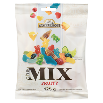 Waterbridge Gommes aromatisées aux fruits 125 g, 1,60 $/100g