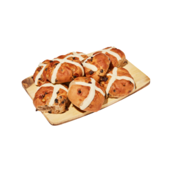 null Hot Cross Buns with Bavarian Cream 436 g, $1.03/100g