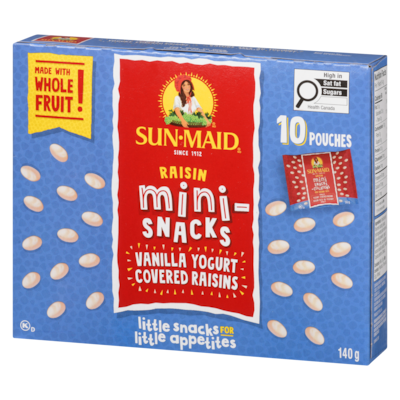 Raisin Mini-Snacks Vanilla Yogurt Covered Raisins