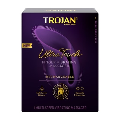 Trojan Vibromasseur à doigt sensation ultra 1 ea, 65,99 $/1ch