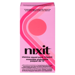 Nixit Lubricated Latex Condoms With Resevoir Tip Stamina Squad Pack 12 ea, $1.25/1ea