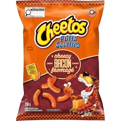 Cheetos Puffs Cheesy Bacon Cheese Flavoured Snacks - 250 g | Zehrs