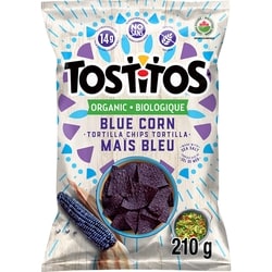 Tostitos Chips tortilla Maïs bleu 210 g, 2,38 $/100g