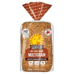 Country Harvest Multigrain Sliced Bread 600 g, $0.70/100g