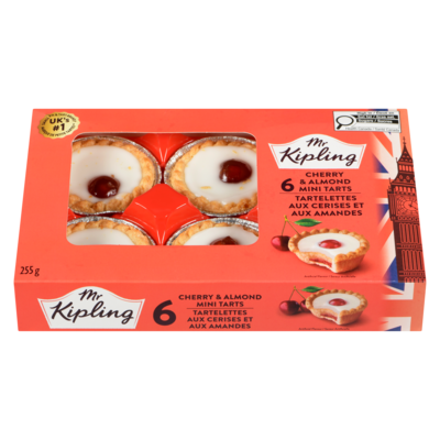 Mr. Kipling Cherry & Almond Mini Tarts 255 g, $2.15/100g