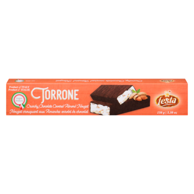 Festa Torrone Crunchy Chocolate Covered Almond Nougat 150 g, $3.33/100g