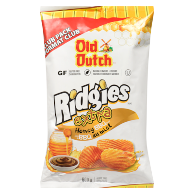 Old Dutch Croustilles extra saveur de bbq au miel format club 600 g, 1,25 $/100g