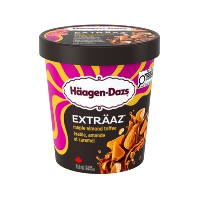 Haagen Dazs EXTRÄAZ Maple Almond Toffee Ice Cream 450 ml, $1.55/100ml