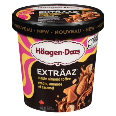 Haagen Dazs Ice Cream Maple Almond Toffee 450 ml, $2.11/100ml