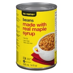 No Name Beans Maple-Style 398 ml, $0.44/100ml