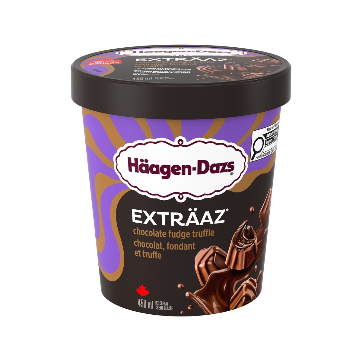 Haagen-Dazs EXTRÄAZ Chocolate Fudge Truffle Ice Cream