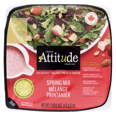 Fresh Attitude Salad, Spring Mix 143 g, $4.55/100g