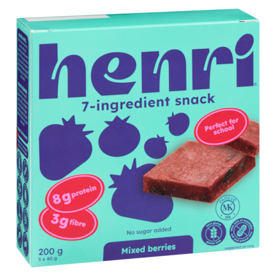 7-Ingredient Snack Square, Mixed Berries