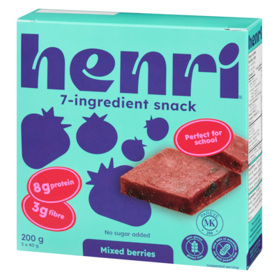 7-Ingredient Snack Square, Mixed Berries