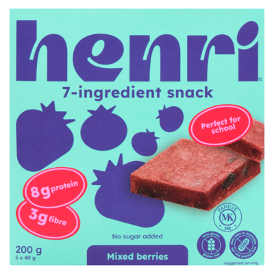 7-Ingredient Snack Square, Mixed Berries