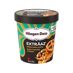 Haagen Dazs EXTRÄAZ Peanut Butter Pretzel Ice Cream 450 ml, $1.55/100ml