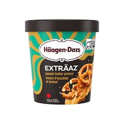 Haagen Dazs EXTRÄAZ Peanut Butter Pretzel Ice Cream - 450 ml