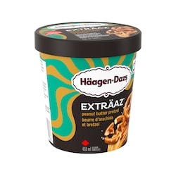 Haagen Dazs EXTRÄAZ Peanut Butter Pretzel Ice Cream - 450 ml