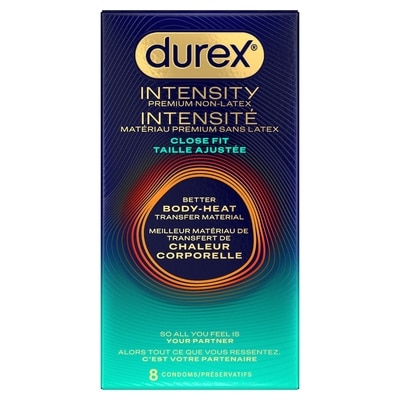 Durex Non Latex Condoms - Close Fit Intensity 8ct 1 ea, $14.99/1ea
