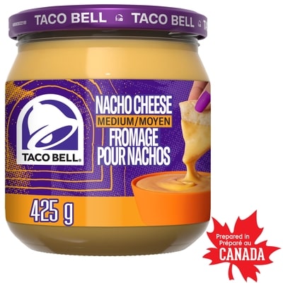 Taco Bell Nacho Cheese Dip 425 g, $1.88/100g