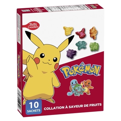 Betty Crocker Pokémon Collation à saveur de fruits 227 g, 1,32 $/100g