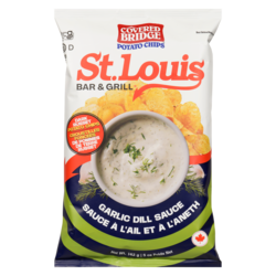 Covered Bridge Potato chips sauce à l'ail et à l'aneth 142 g, 2,81 $/100g