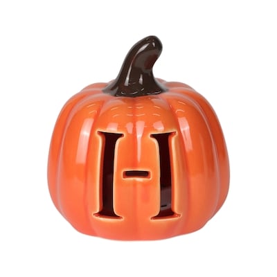 null 3.5-inch Battery-Operated Monogram Pumpkin - H 1 ea, $5.00/1ea