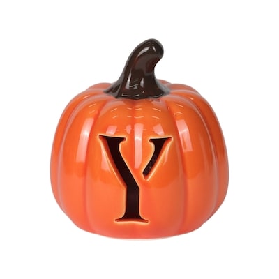 null 3.5-inch Battery-Operated Monogram Pumpkin - Y 1 ea, $5.00/1ea