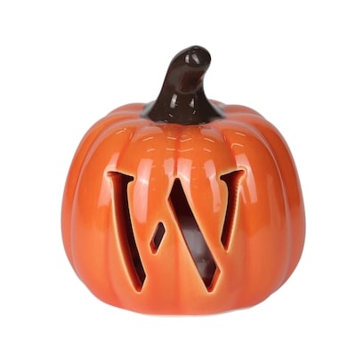 null 3.5-inch Battery-Operated Monogram Pumpkin - W 1 ea, $5.00/1ea