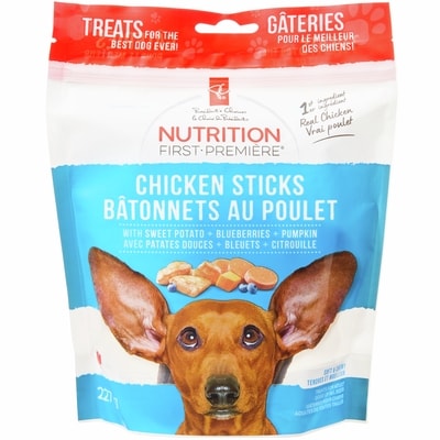President's Choice Nutrition First Chicken Sticks for Adult Dogs of All Sizes 227 g, $3.96/100g