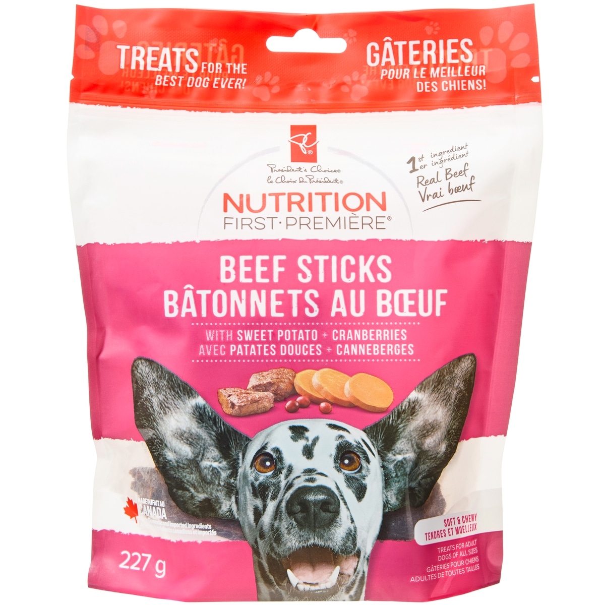 President's Choice Nutrition First Beef Sticks