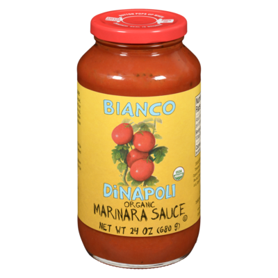 BIANCO DINAPOLI Sauce marinara biologique 680 g, 2,13 $/100g
