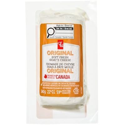 le Choix du Président Fromage de chèvre frais à pâte molle Original 140 g, 5,56 $/100g