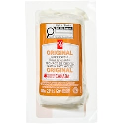 le Choix du Président Fromage de chèvre frais à pâte molle Original 140 g, 4,64 $/100g